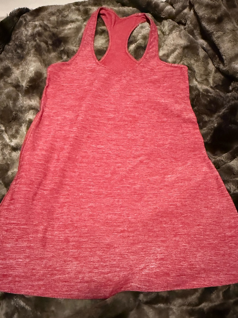 Lululemon Red Racerback Tank Top